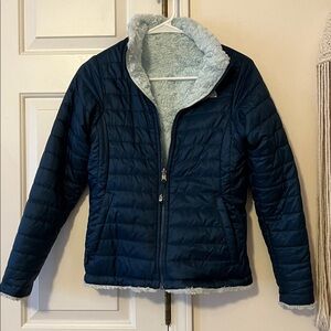 The North Face girls size 14/16 reversible (inside out) jacket